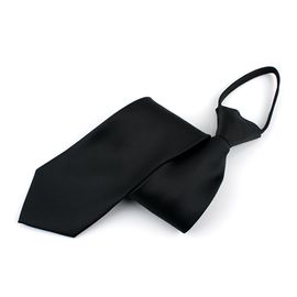  [MAESIO] GNA4145 Pre-Tied Neckties 7cm _ Mens ties for interview, Zipper tie, Suit, Classic Business Casual Necktie